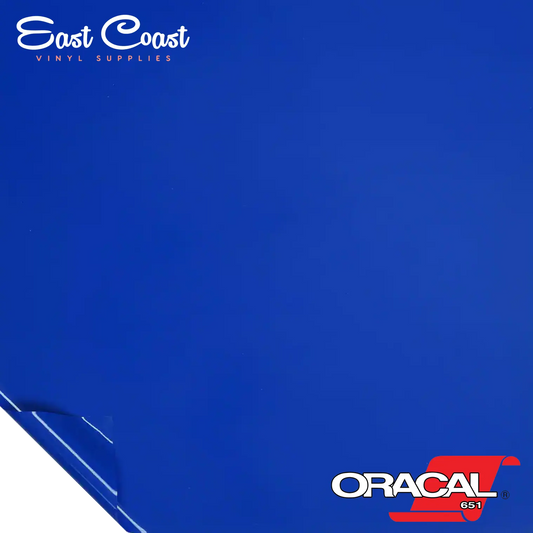 Traffic Blue (057) Oracal 651 Vinyl - GLOSSY
