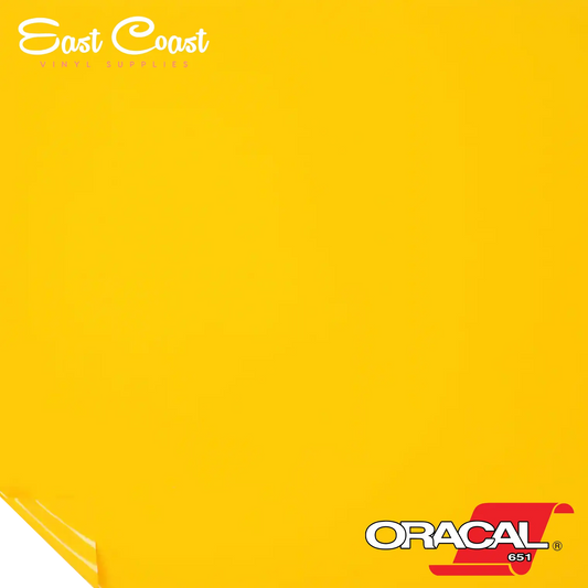 Yellow (021) Oracal 651 Vinyl - GLOSSY